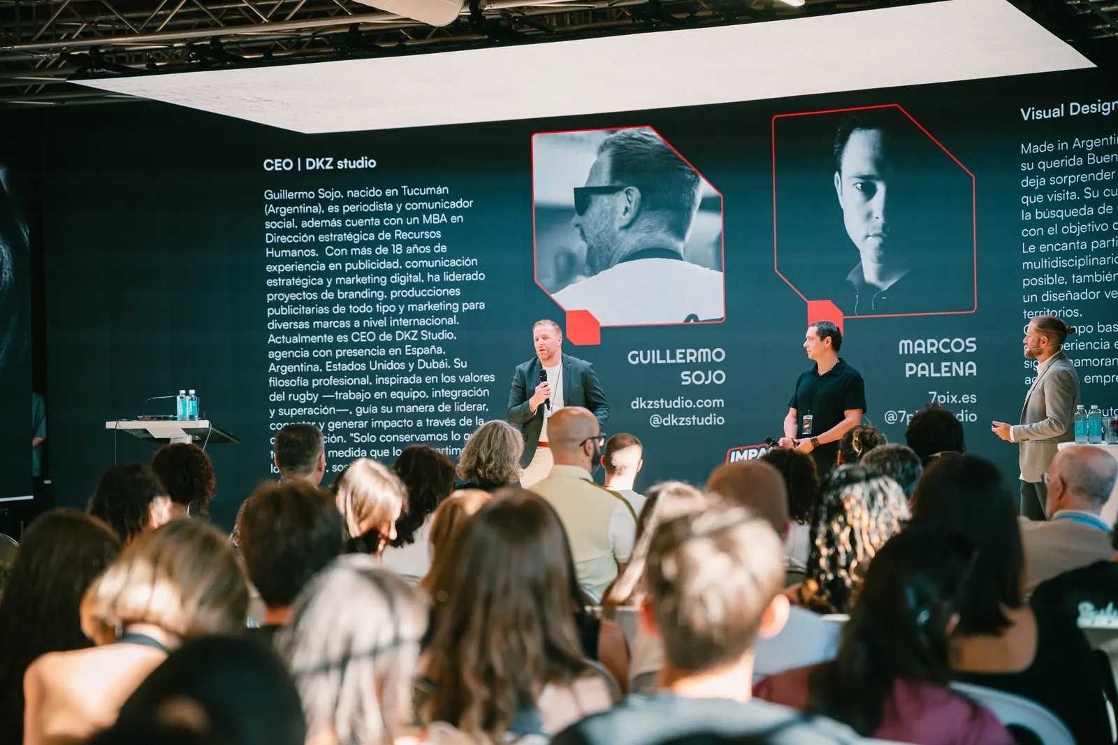 Ponencia durante una edición anterior de Impacta Festival en Murcia